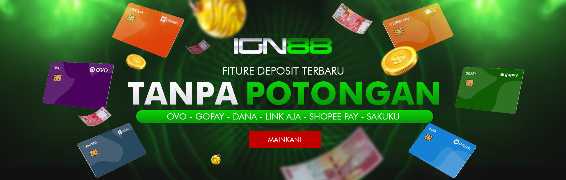 DEPOSIT E-MONEY TANPA POTONGAN