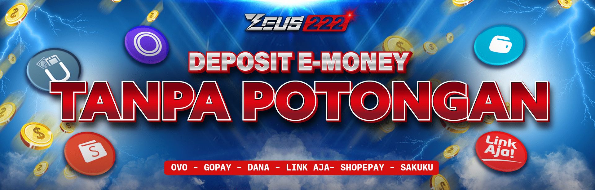 DEPOSIT E-MONEY TANPA POTONGAN