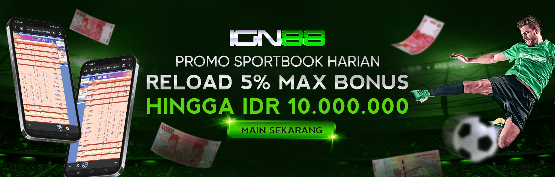 PROMO RELOAD SPORTSBOOK 5%